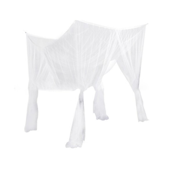 Baldachin dengan 4 Tiang dan Jaring Nyamuk, 190x210x240 cm